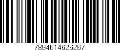 Código de barras (EAN, GTIN, SKU, ISBN): '7894614626267'