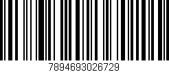 Código de barras (EAN, GTIN, SKU, ISBN): '7894693026729'