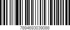 Código de barras (EAN, GTIN, SKU, ISBN): '7894693039088'
