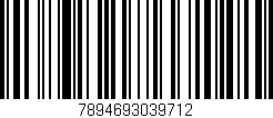 Código de barras (EAN, GTIN, SKU, ISBN): '7894693039712'
