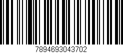 Código de barras (EAN, GTIN, SKU, ISBN): '7894693043702'