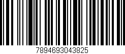 Código de barras (EAN, GTIN, SKU, ISBN): '7894693043825'