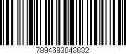 Código de barras (EAN, GTIN, SKU, ISBN): '7894693043832'
