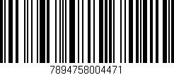 Código de barras (EAN, GTIN, SKU, ISBN): '7894758004471'