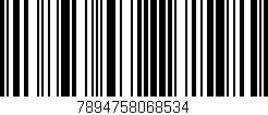 Código de barras (EAN, GTIN, SKU, ISBN): '7894758068534'