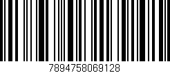 Código de barras (EAN, GTIN, SKU, ISBN): '7894758069128'