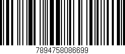 Código de barras (EAN, GTIN, SKU, ISBN): '7894758086699'