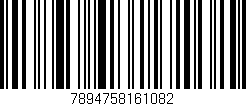 Código de barras (EAN, GTIN, SKU, ISBN): '7894758161082'