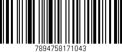 Código de barras (EAN, GTIN, SKU, ISBN): '7894758171043'