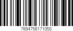 Código de barras (EAN, GTIN, SKU, ISBN): '7894758171050'
