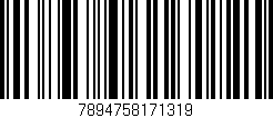 Código de barras (EAN, GTIN, SKU, ISBN): '7894758171319'