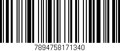 Código de barras (EAN, GTIN, SKU, ISBN): '7894758171340'