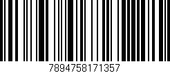 Código de barras (EAN, GTIN, SKU, ISBN): '7894758171357'