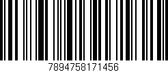 Código de barras (EAN, GTIN, SKU, ISBN): '7894758171456'