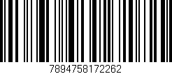 Código de barras (EAN, GTIN, SKU, ISBN): '7894758172262'