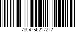 Código de barras (EAN, GTIN, SKU, ISBN): '7894758217277'