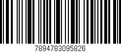 Código de barras (EAN, GTIN, SKU, ISBN): '7894783095826'