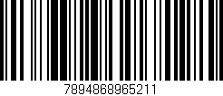 Código de barras (EAN, GTIN, SKU, ISBN): '7894868965211'
