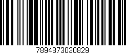 Código de barras (EAN, GTIN, SKU, ISBN): '7894873030829'