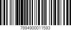 Código de barras (EAN, GTIN, SKU, ISBN): '7894900011593'