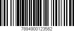 Código de barras (EAN, GTIN, SKU, ISBN): '7894900123562'