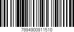 Código de barras (EAN, GTIN, SKU, ISBN): '7894900911510'