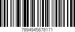 Código de barras (EAN, GTIN, SKU, ISBN): '7894945678171'