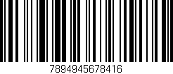 Código de barras (EAN, GTIN, SKU, ISBN): '7894945678416'