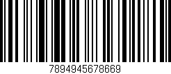 Código de barras (EAN, GTIN, SKU, ISBN): '7894945678669'