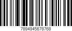 Código de barras (EAN, GTIN, SKU, ISBN): '7894945678768'