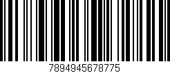 Código de barras (EAN, GTIN, SKU, ISBN): '7894945678775'