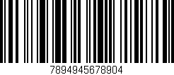 Código de barras (EAN, GTIN, SKU, ISBN): '7894945678904'