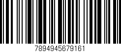 Código de barras (EAN, GTIN, SKU, ISBN): '7894945679161'
