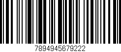 Código de barras (EAN, GTIN, SKU, ISBN): '7894945679222'