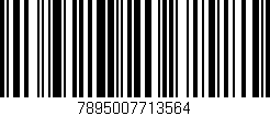 Código de barras (EAN, GTIN, SKU, ISBN): '7895007713564'