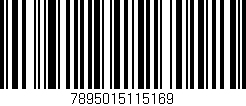 Código de barras (EAN, GTIN, SKU, ISBN): '7895015115169'