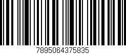Código de barras (EAN, GTIN, SKU, ISBN): '7895064375835'