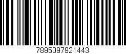 Código de barras (EAN, GTIN, SKU, ISBN): '7895097921443'