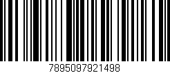 Código de barras (EAN, GTIN, SKU, ISBN): '7895097921498'