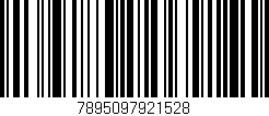Código de barras (EAN, GTIN, SKU, ISBN): '7895097921528'