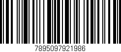 Código de barras (EAN, GTIN, SKU, ISBN): '7895097921986'
