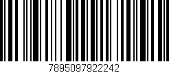 Código de barras (EAN, GTIN, SKU, ISBN): '7895097922242'