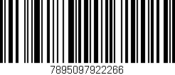 Código de barras (EAN, GTIN, SKU, ISBN): '7895097922266'