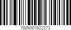 Código de barras (EAN, GTIN, SKU, ISBN): '7895097922273'