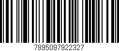 Código de barras (EAN, GTIN, SKU, ISBN): '7895097922327'