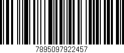 Código de barras (EAN, GTIN, SKU, ISBN): '7895097922457'
