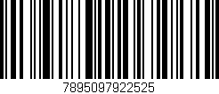 Código de barras (EAN, GTIN, SKU, ISBN): '7895097922525'