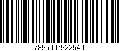 Código de barras (EAN, GTIN, SKU, ISBN): '7895097922549'