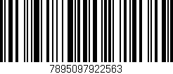Código de barras (EAN, GTIN, SKU, ISBN): '7895097922563'