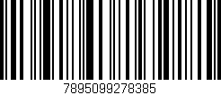 Código de barras (EAN, GTIN, SKU, ISBN): '7895099278385'